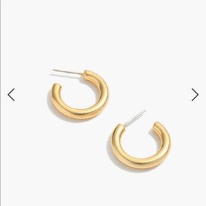 Madewell Chunky Gold Hoops